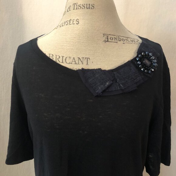 Tory Burch Linen Top: Size L/XL - Picture 11 of 12